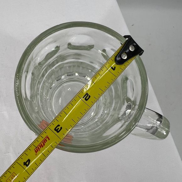 A & W 1960's Rootbeer Glass Mug Arrow bullseye logo heavy duty with handle - Picture 10 of 10